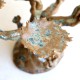 Petrified Tree sculpted candleholder