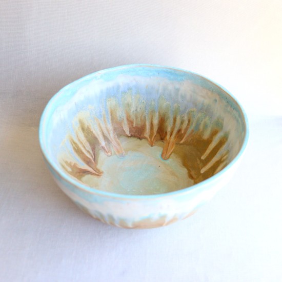 Dripping Sky ceramic bowl