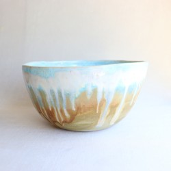Dripping Sky ceramic bowl
