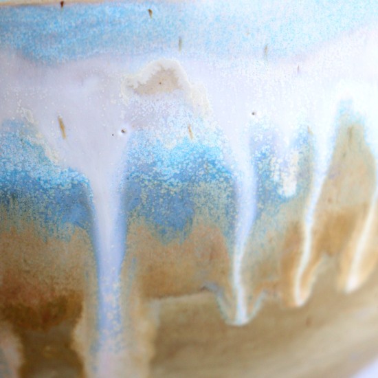 Dripping Sky ceramic bowl