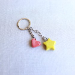 Love Stars key chain