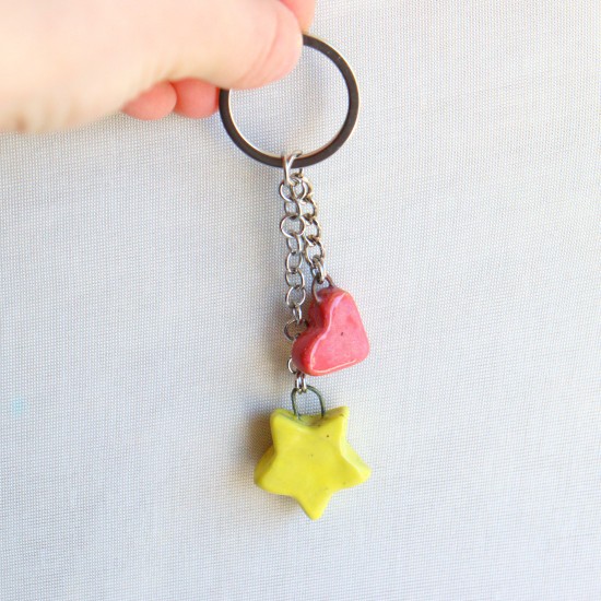 Love Stars key chain