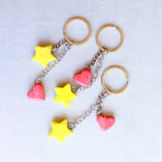 Love Stars key chain
