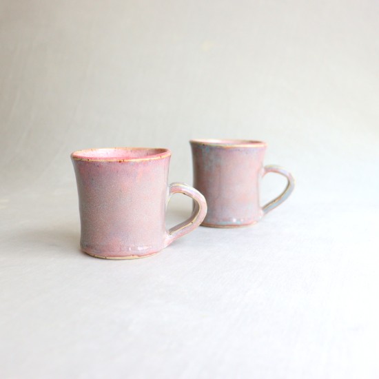 Pink mist ceramic mug