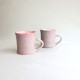 Pink mist ceramic mug