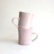 Pink mist ceramic mug