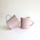 Pink mist ceramic mug