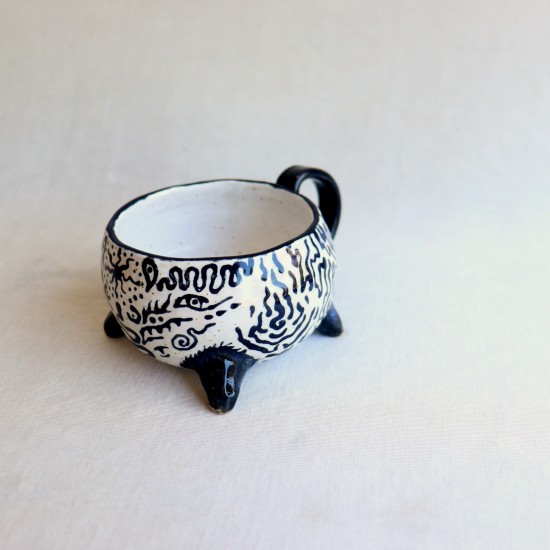 Snake ceramic mug