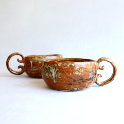 Amber ceramic mug 