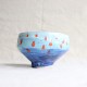 Orange Drop ceramic bowl