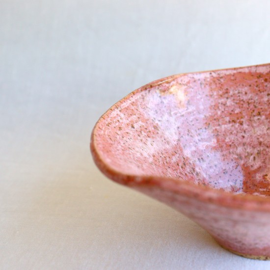 Pink Blossom ceramic bowl