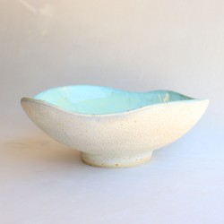 By the sea ceramic salad bowl