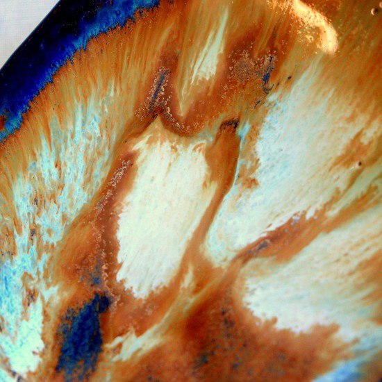 Moth ceramic platter 