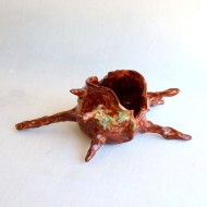 Forgotten offering shell ceramic vessel L