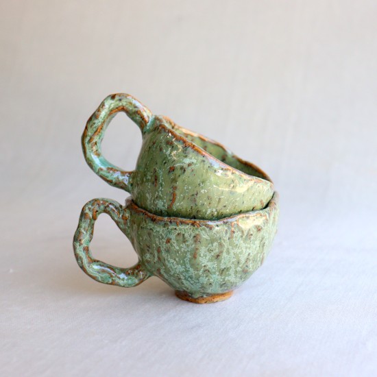 Ivy crystal ceramic mug