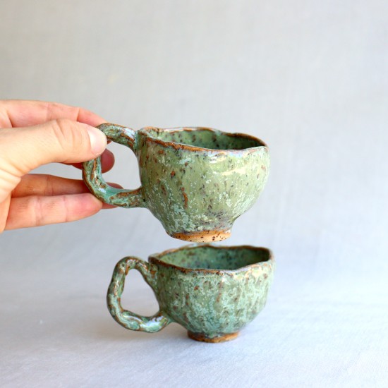 Ivy crystal ceramic mug