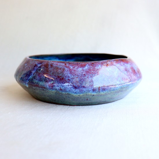 Purple Glow ceramic bowl