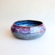 Purple Glow ceramic bowl s