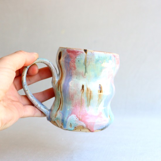 Unicorn Wigle Drip ceramic mug