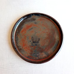 Deep Jasper ceramic plate 