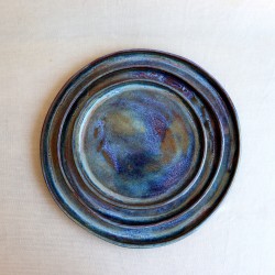 Blue Lake ceramic plate