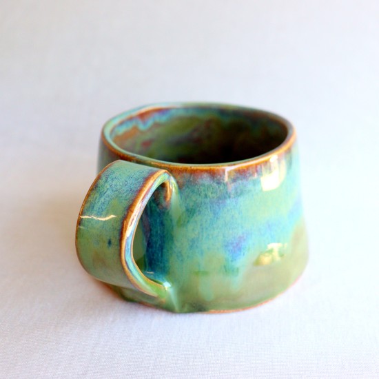 Wasabi Drip ceramic mug