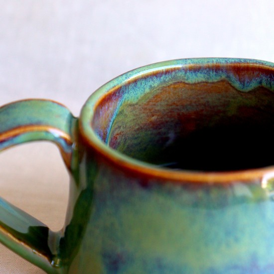 Wasabi Drip ceramic mug