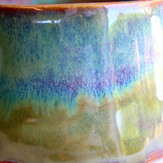 Wasabi Drip ceramic mug
