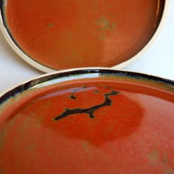 Golden East ceramic plate 