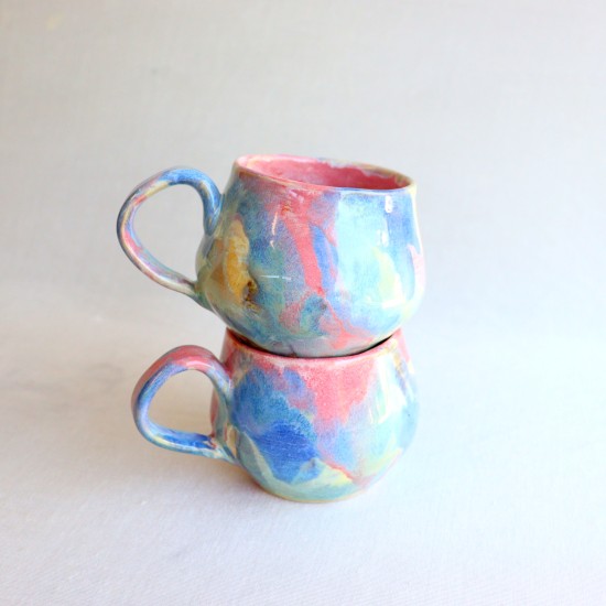 Unicorn Drip ceramic mug