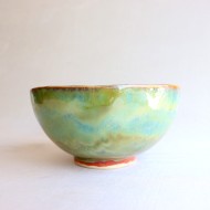 Wasabi Drip ceramic bowl